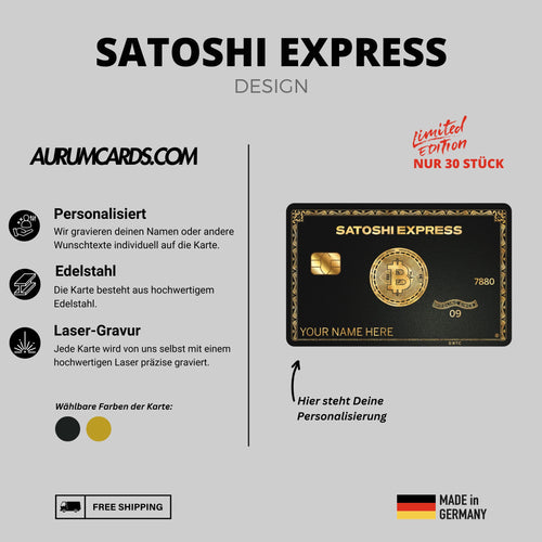 Satoshi Express Design