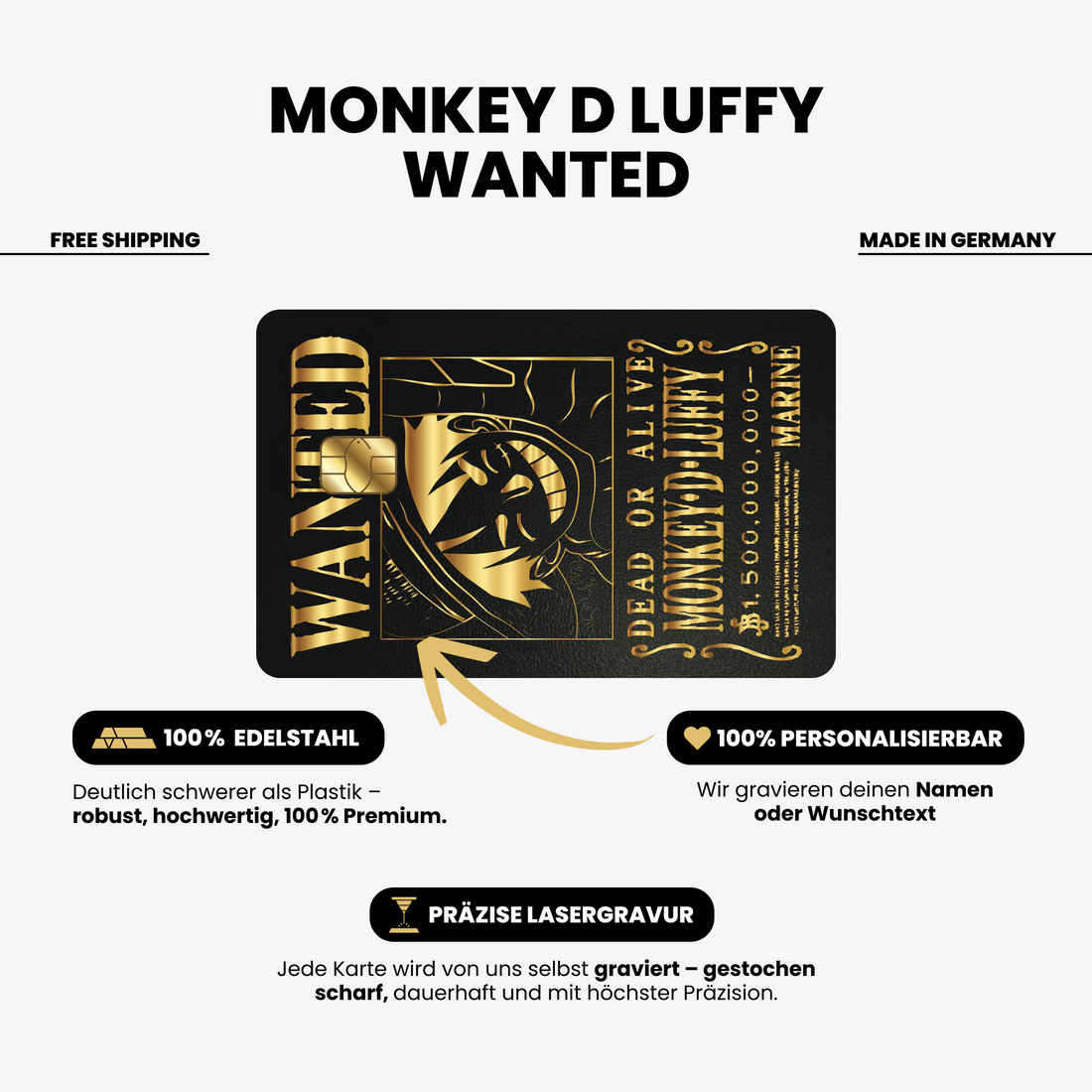 Monkey D Luffy - Wanted