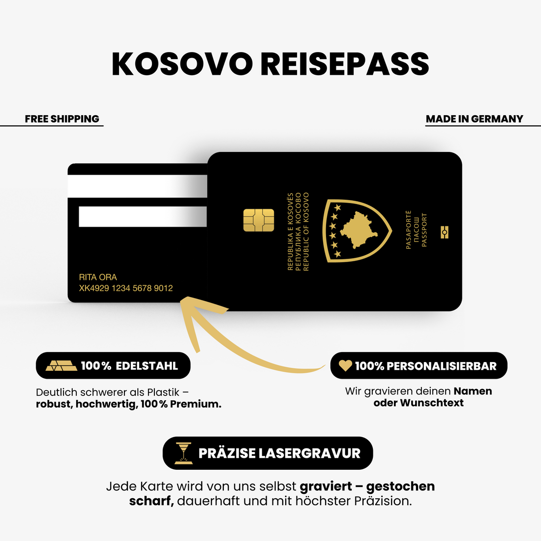 Kosovo Reisepass