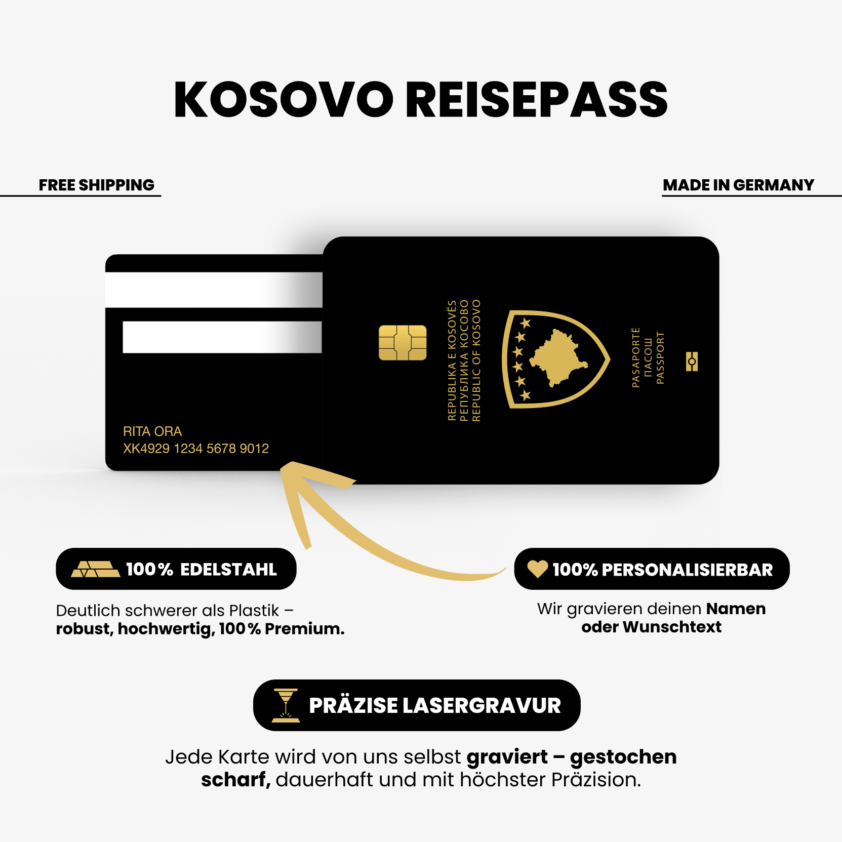 Kosovo Reisepass