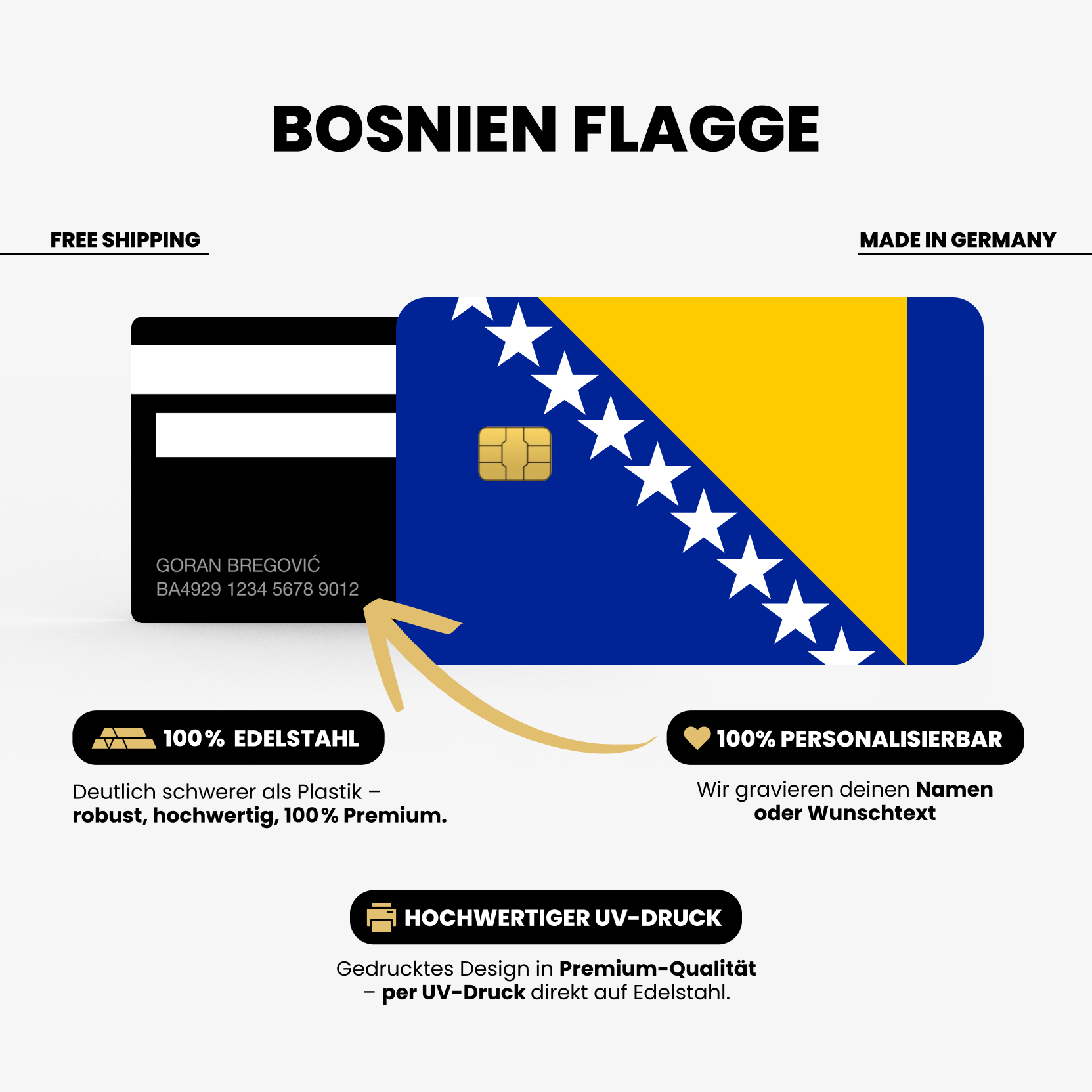 Bosnien Flagge